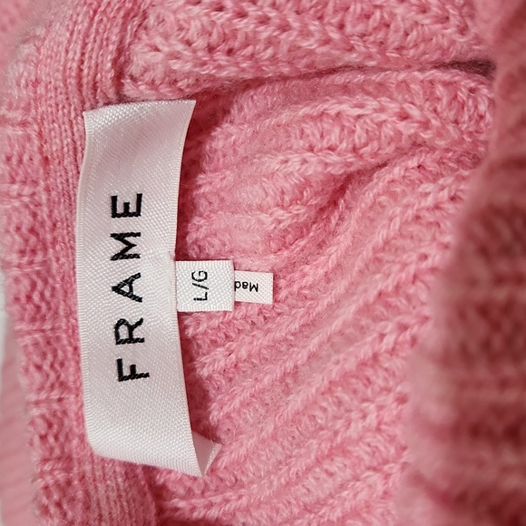 Nwt Frame Denim Wool & Cashmere Puff Sleeve Sweater - Picture 16 of 16